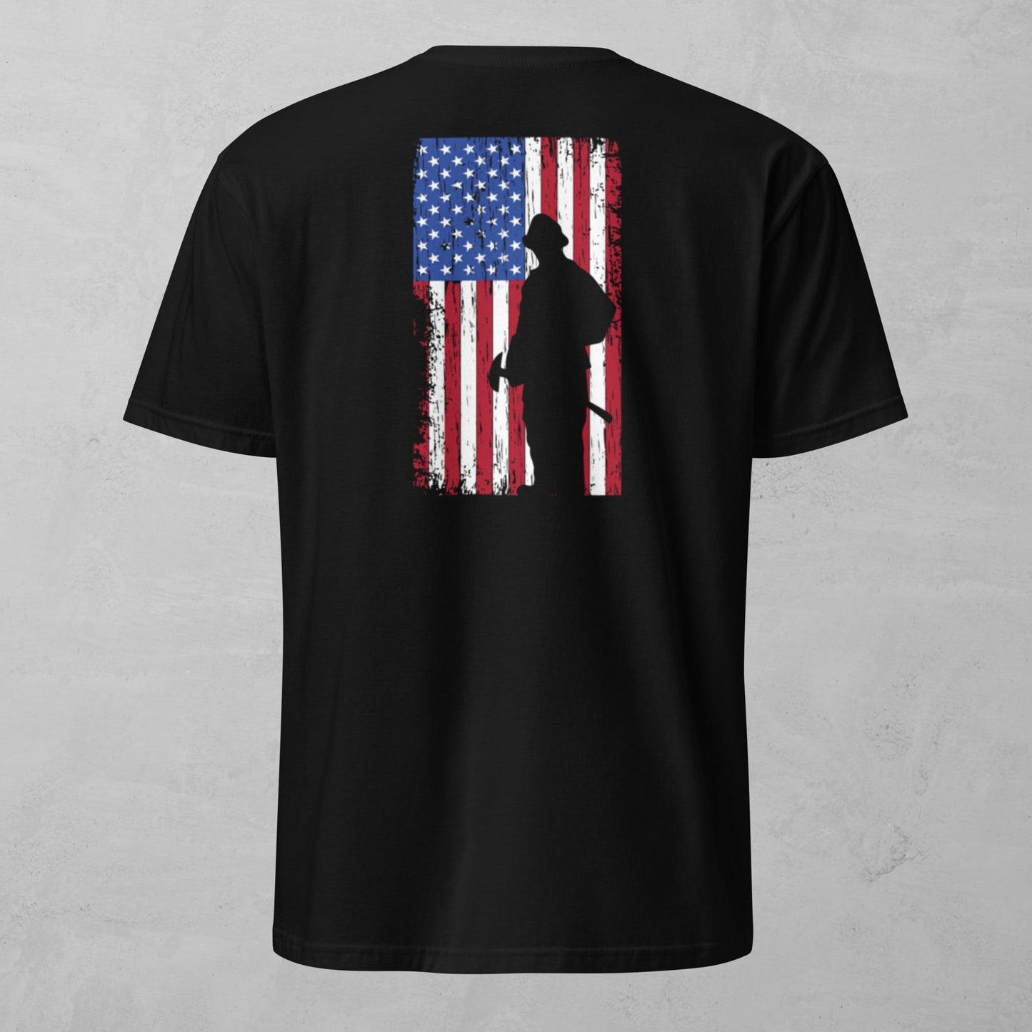 Unisex Tee - Firefighter Silhouette