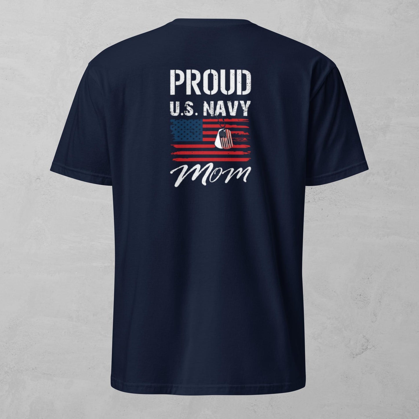 Unisex Tee - Proud Navy Mom