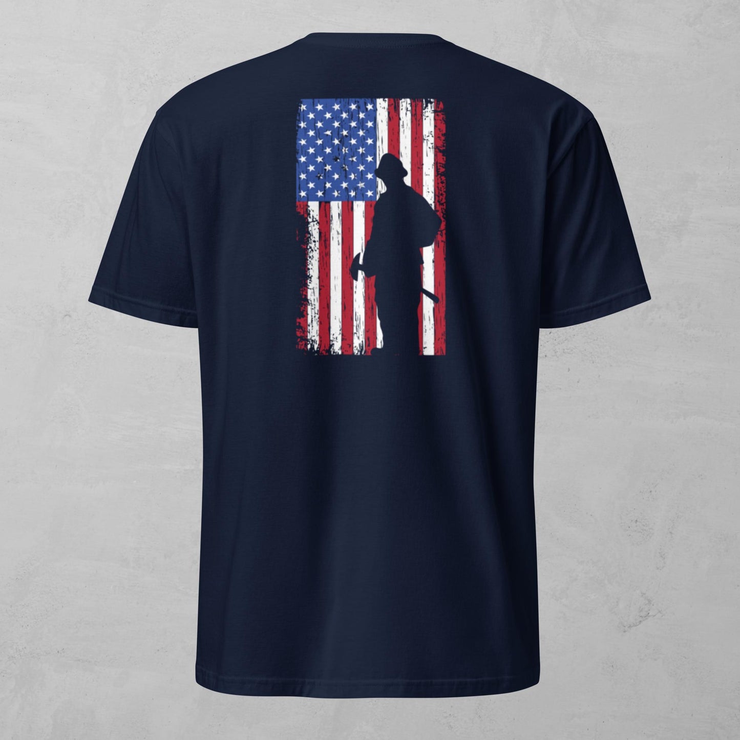 Unisex Tee - Firefighter Silhouette