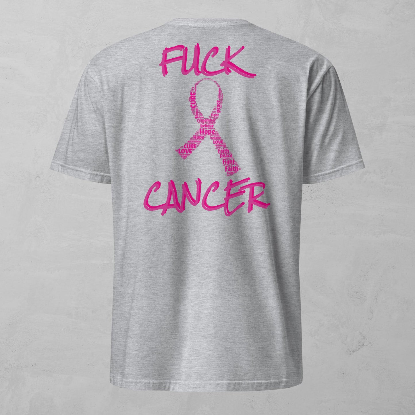 Unisex Tee - Fuck Cancer Ribbon
