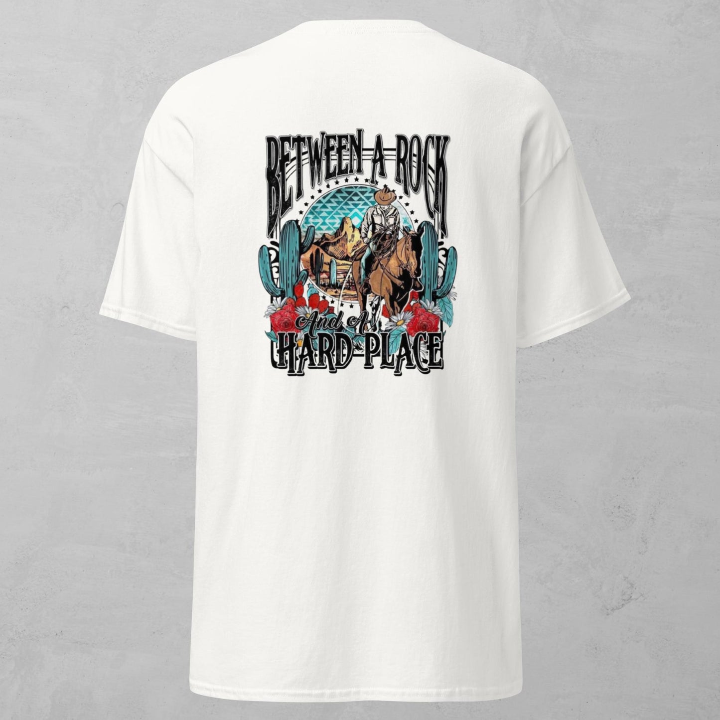 Unisex Tee - Between A Rock And A Hard Place