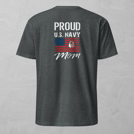 Unisex Tee - Proud Navy Mom