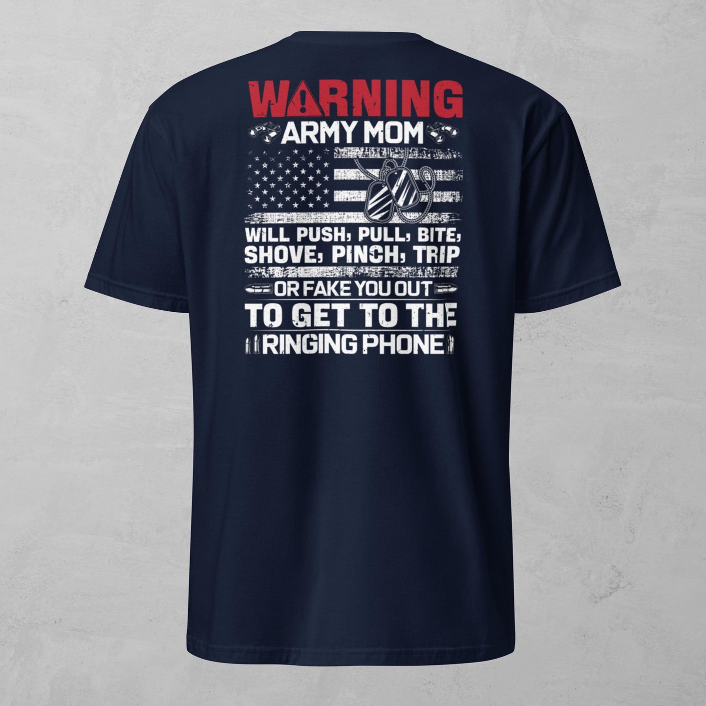 Unisex Tee - Warning Army Mom