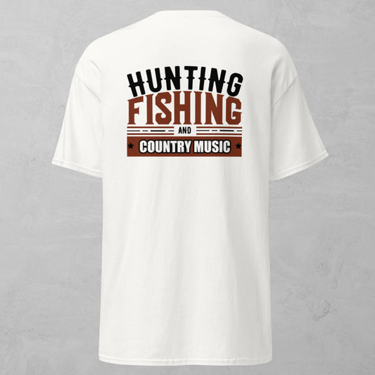 Unisex Tee - Hunting Fishing Country Music